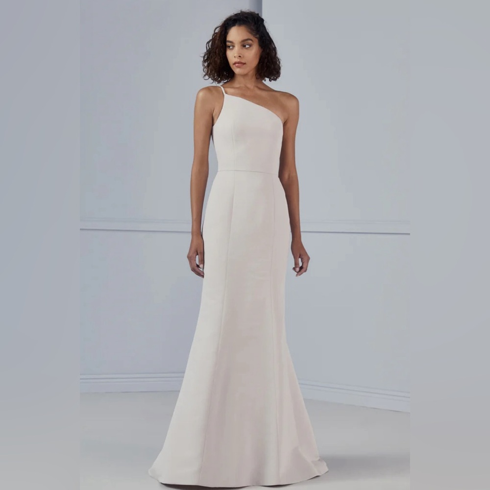 Amsale Cecilia Champagne Dress